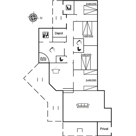 Sylvia - 900m From The Sea By Interhome * Neksø